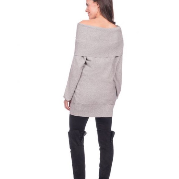 Seraphine Fold Over Knitted Tunic/Dress - Picture 6 of 11